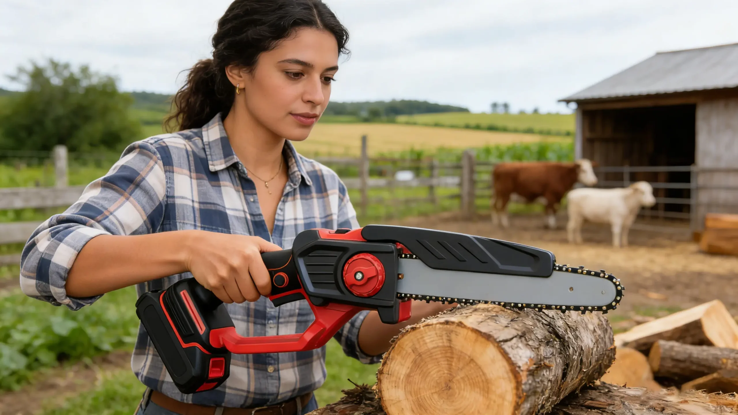 cordless chainsaw for garden work